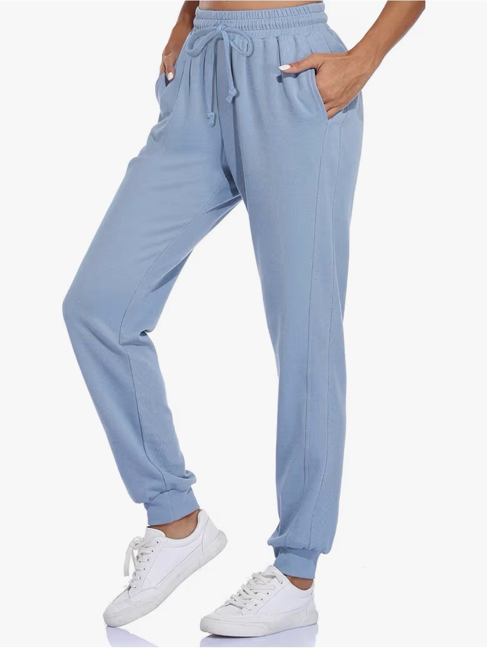 Fulbelle Light Blue Knit Joggers size Small